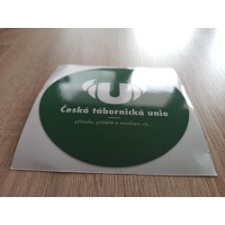 Samolepka zelená "logo ČTU"